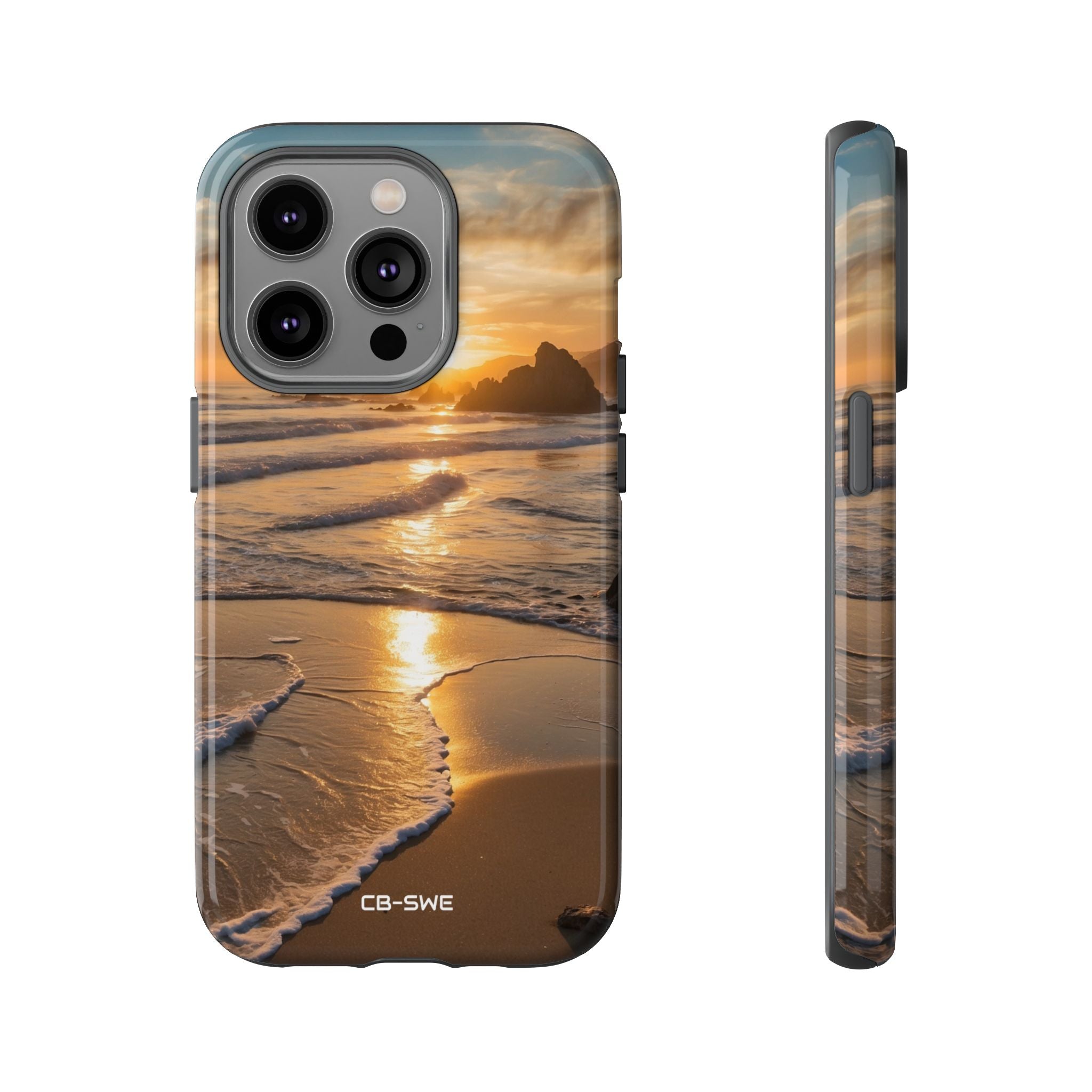 Waves Embrace Shore - iPhone Case