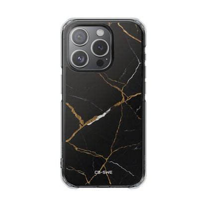 Golden Veins Emerge iPhone Case - Impact