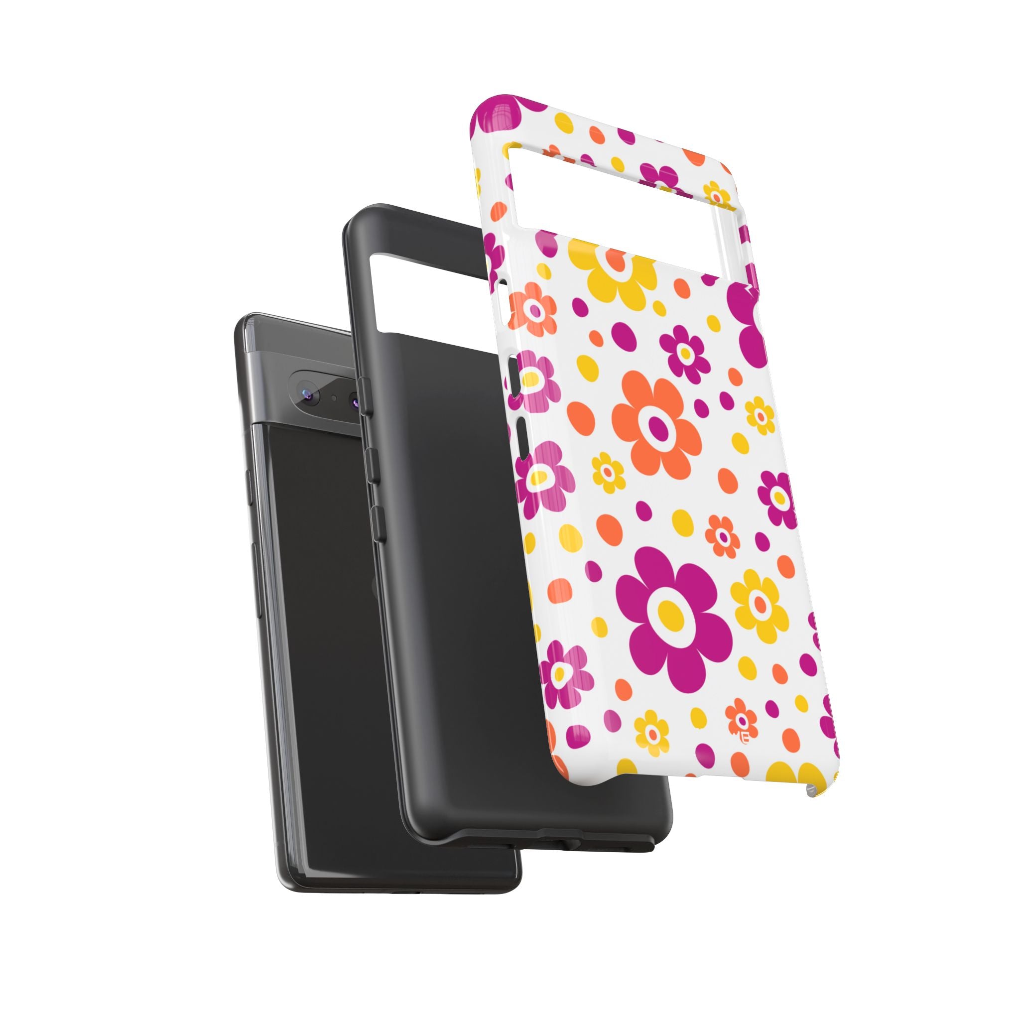 Retro Floral Playfulness - Google Pixel Case