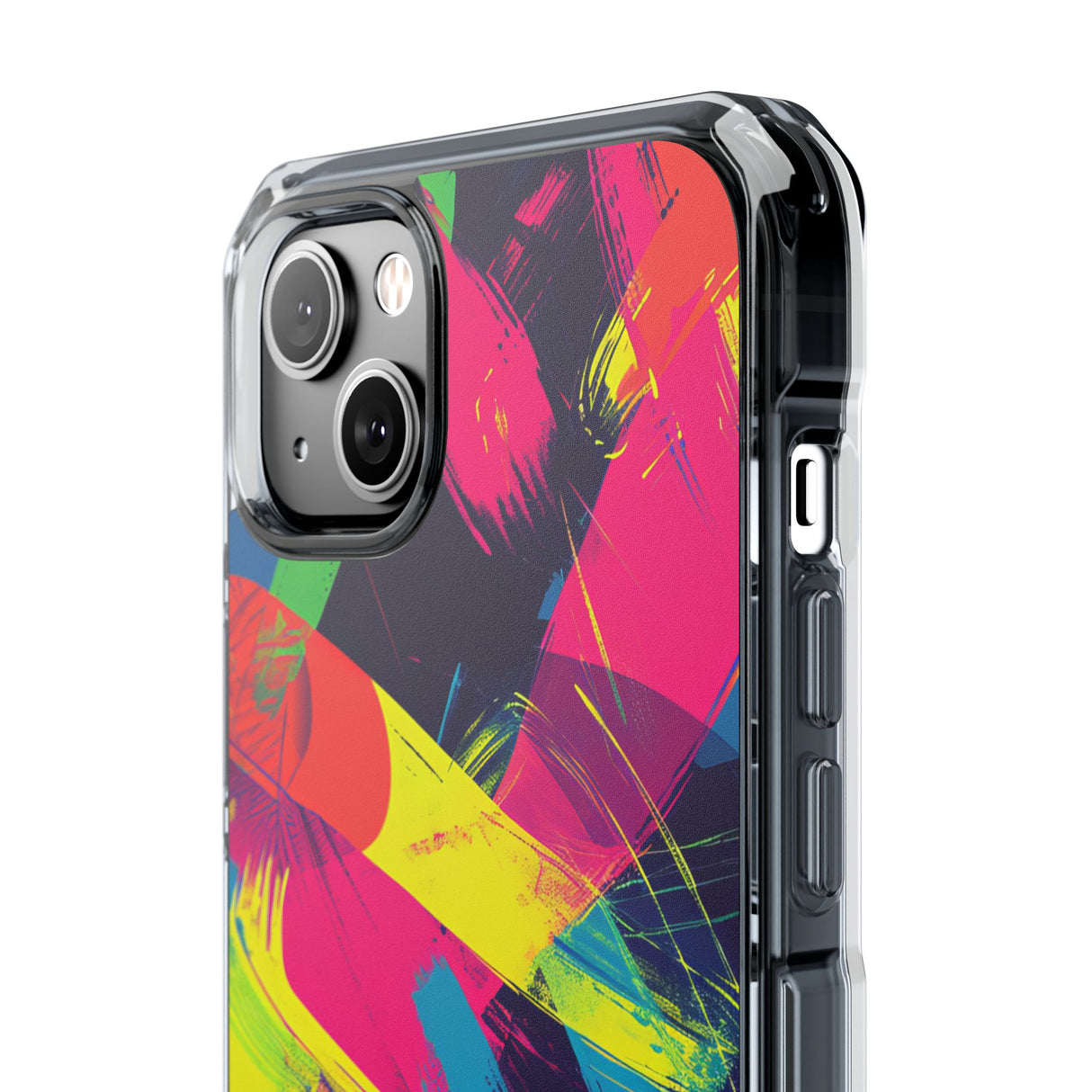 Pantone Neon Patterns | Handyhülle für iPhone (Clear Impact Case – magnetisch)