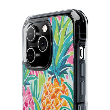 Pineapples Dance Bright iPhone Case - Impact