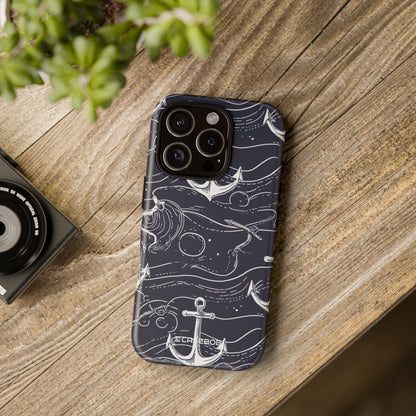 Nautical Adventure: Vintage Line Art - for iPhone 16