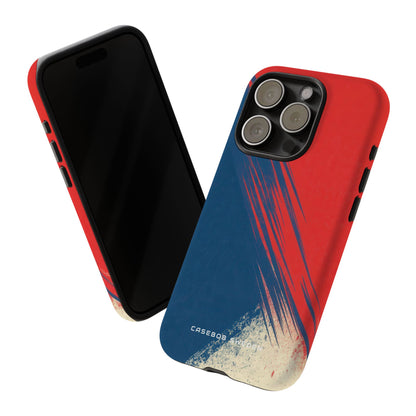 Vintage Brushstroke Harmony iPhone 15 - Tough Phone Case