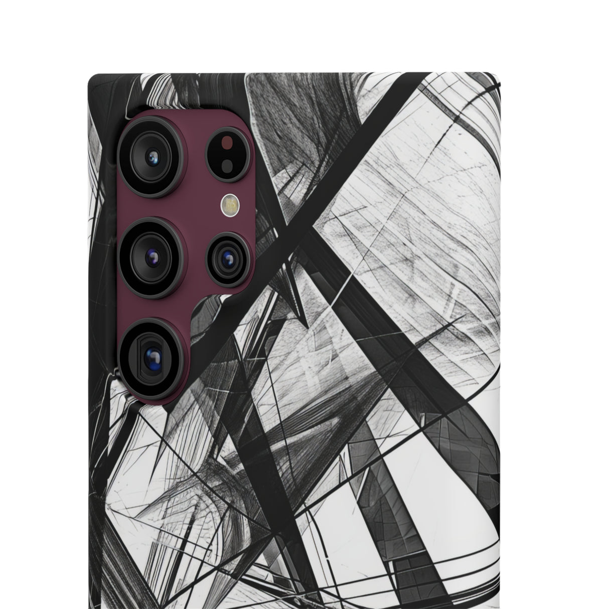 Monochrome Chaos | Slim Phone Case for Samsung