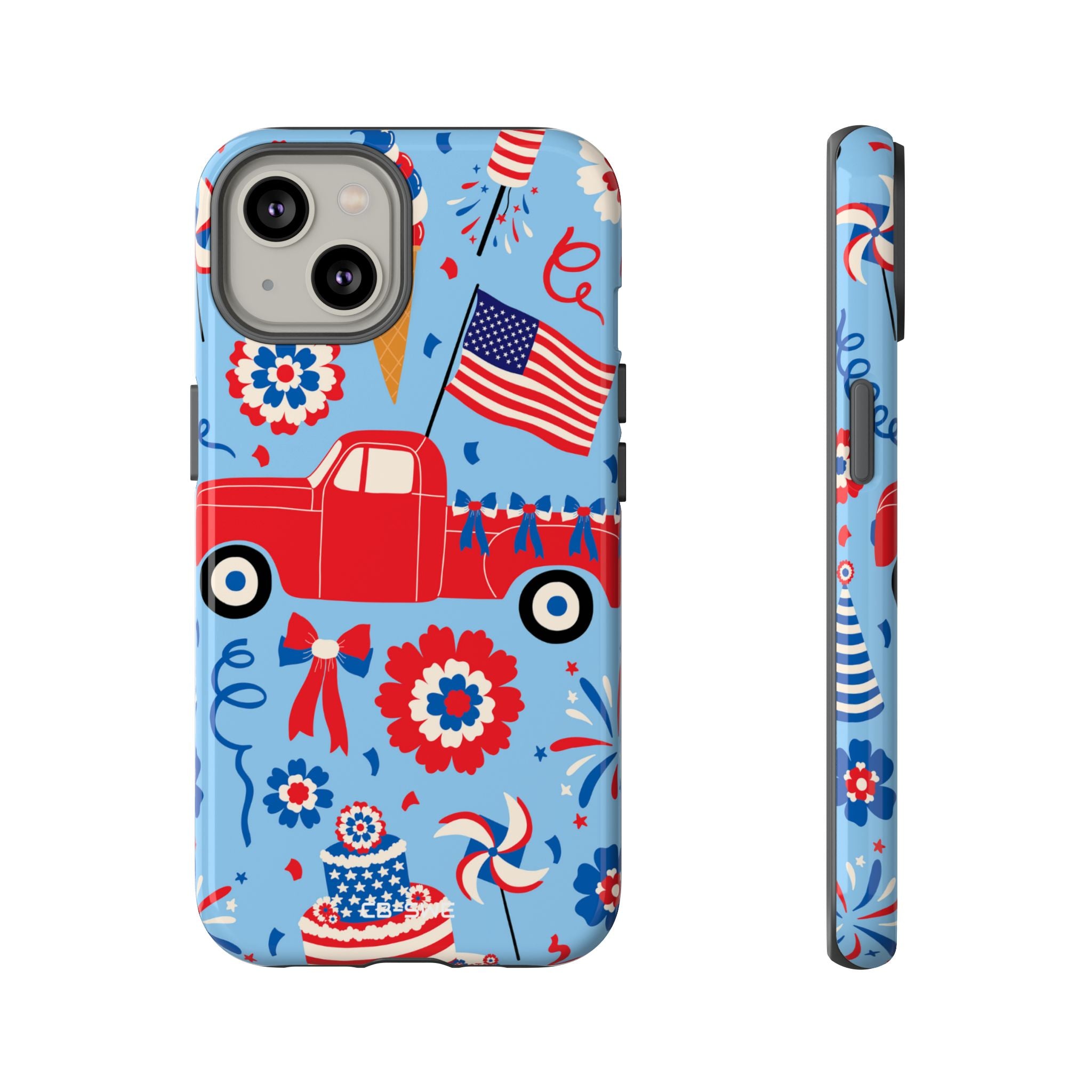 Festive Truck Parade - iPhone Case
