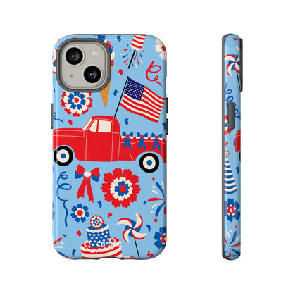 Festive Truck Parade - iPhone Case