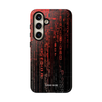 Crimson Glyphs Samsung S24 Case - Tough