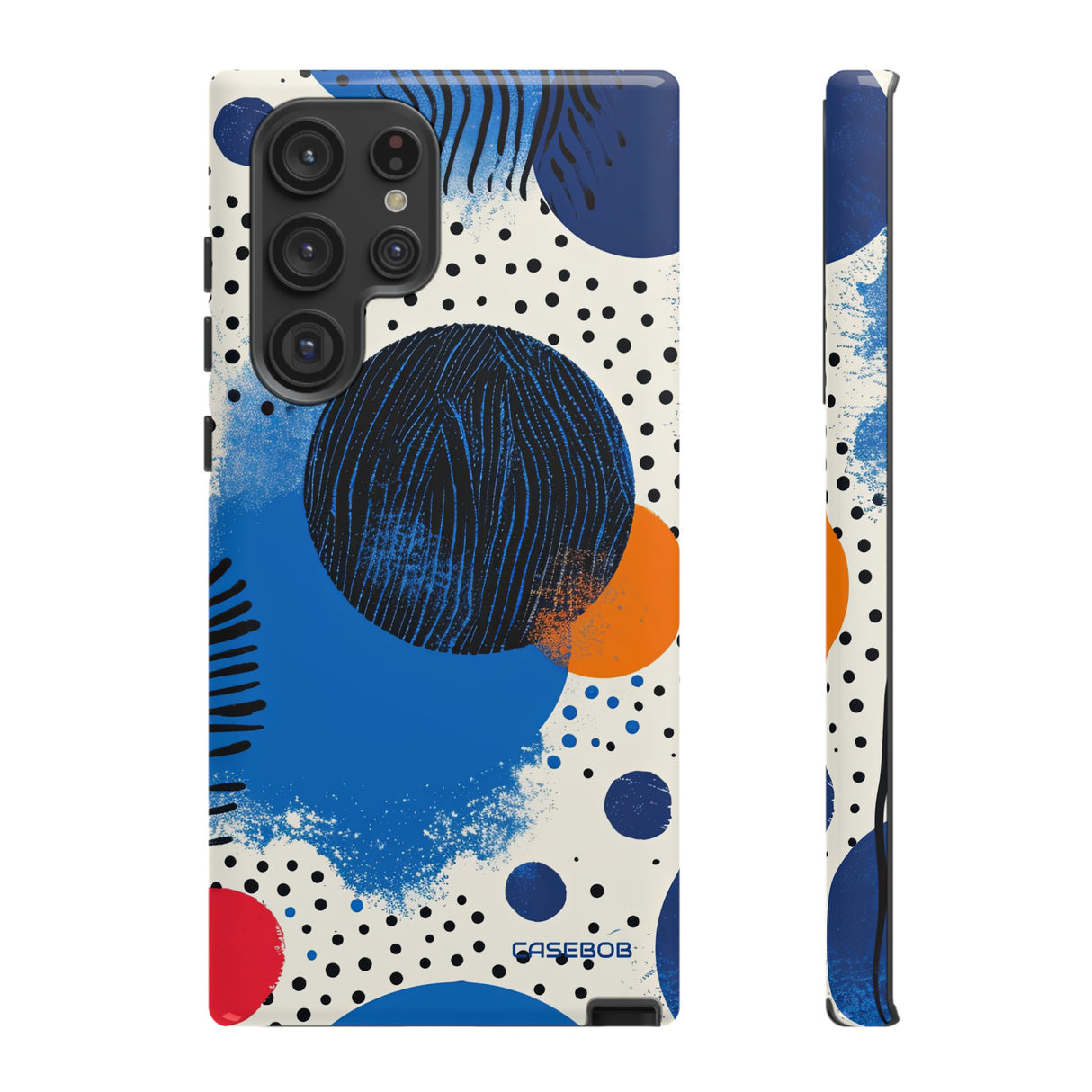 Blue Tranquil Geometry - Protective Phone Case