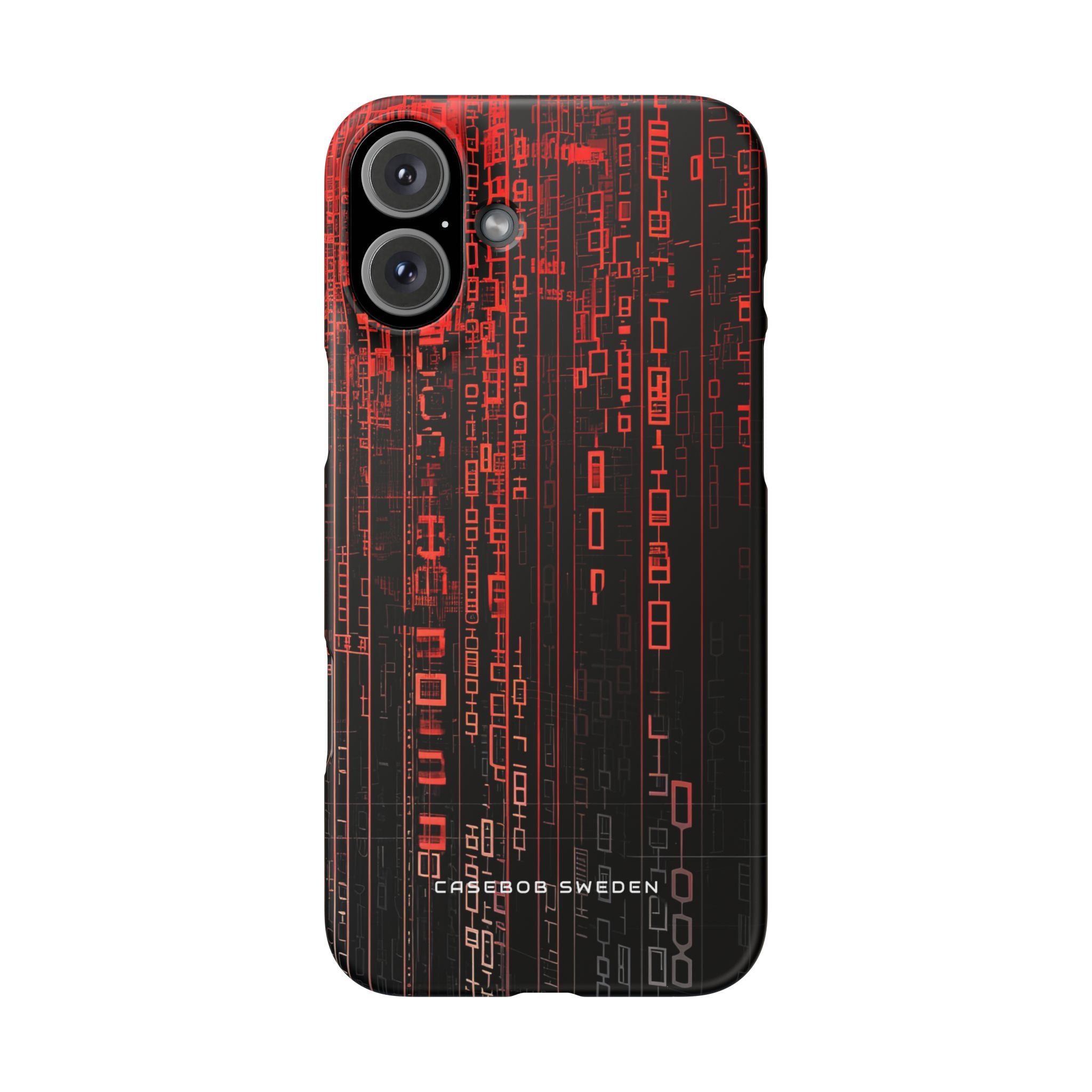 Gradient Cyberflux Network iPhone 16 - Slim Phone Case