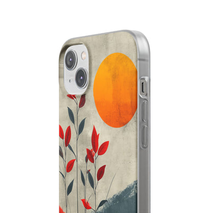 Gray Sunscape - Flexi iPhone 14 Phone Case