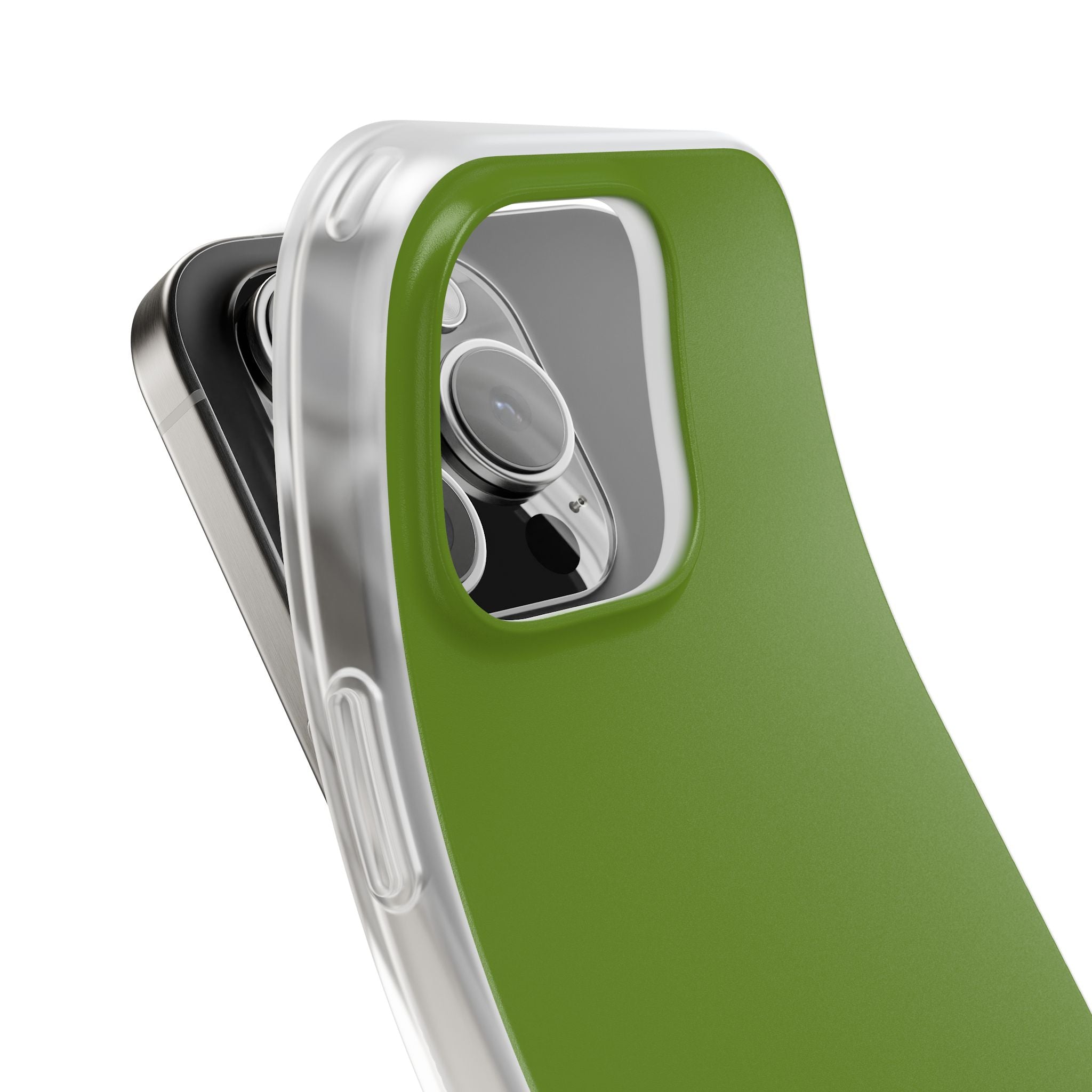 Olive Drab iPhone 16 - Flexi Phone Case