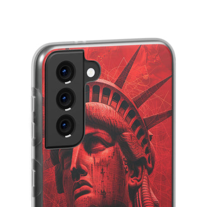 Red Liberty Revolution | Flexible Phone Case for Samsung Galaxy