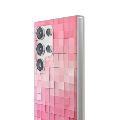 Gradient Pink Mosaic Samsung S23 - Flexi Phone Case