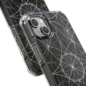 Symmetrical Elegance - Phone Case for iPhone (Clear Impact - Magnetic)