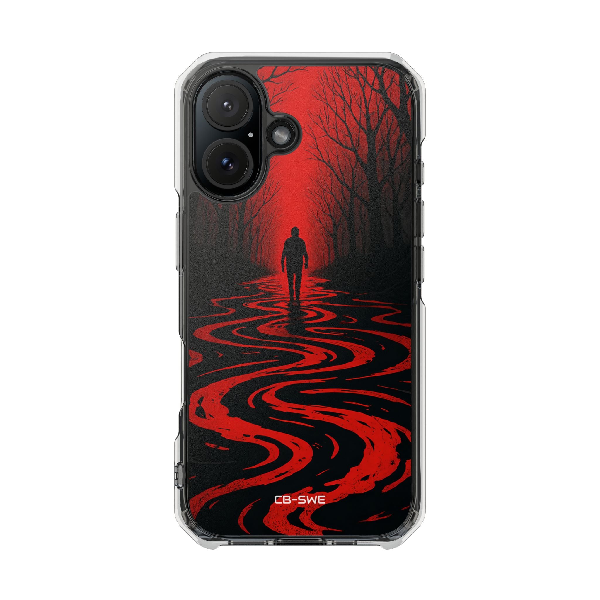 Red Path Mystery iPhone Case - Impact