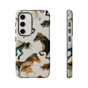 Tie Dye Horses - Protective Phone Case