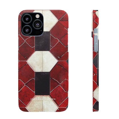 Gothic Hexagon Symmetry iPhone 13 - Slim Phone Case