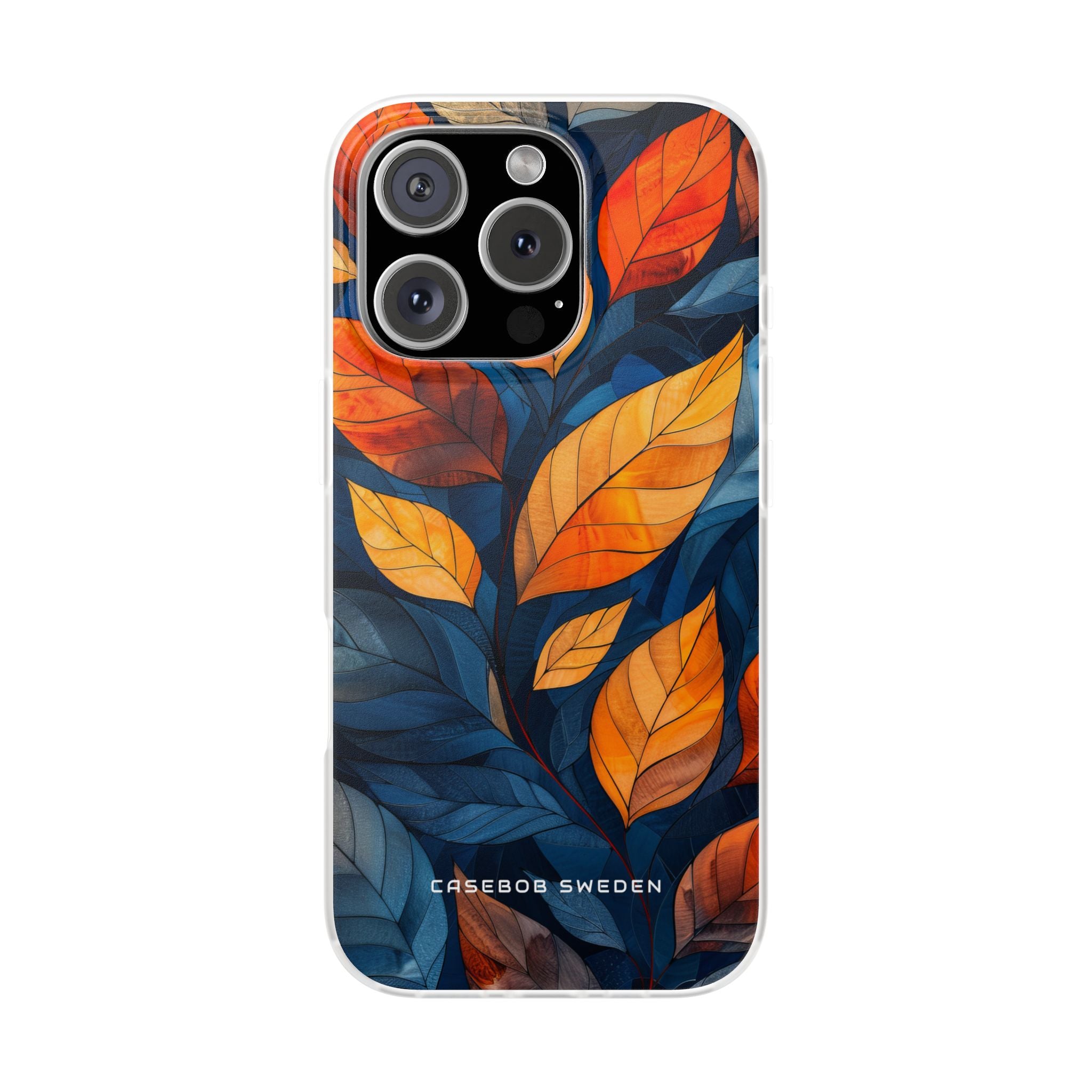 Stained Glass Blossoms iPhone 16 - Flexi Phone Case