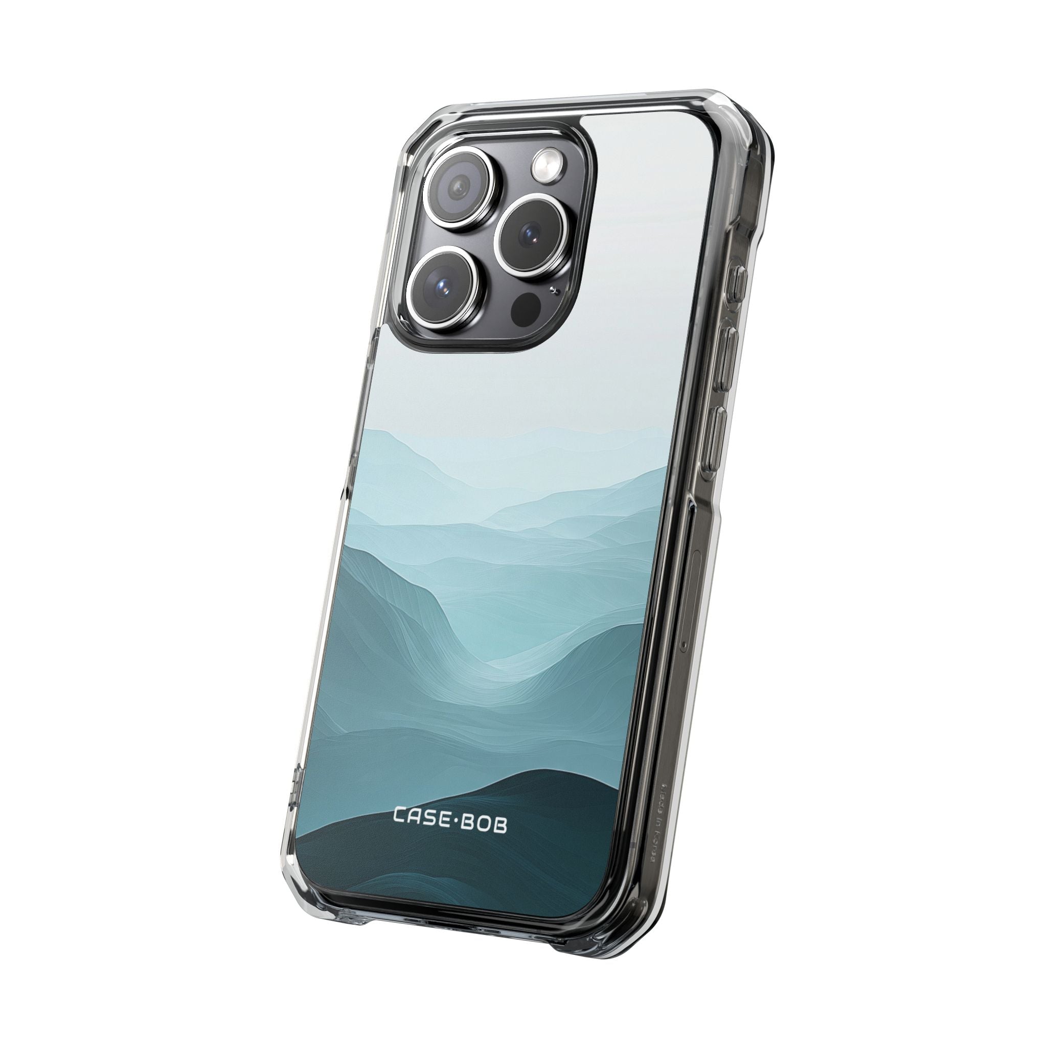 Teal Mist Mountains iPhone 15 Pro Case - Impact