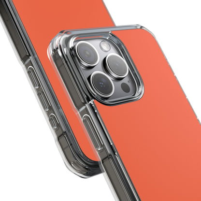 Outrageous Orange - Clear Impact Case for iPhone