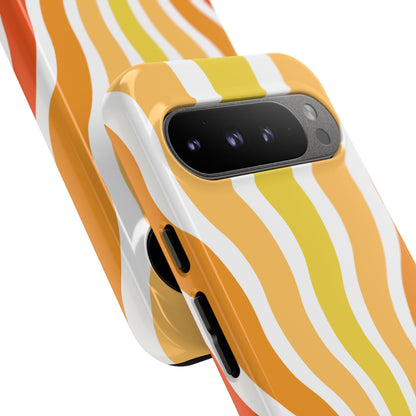 Retro Sunshine Waves - Google Pixel Case