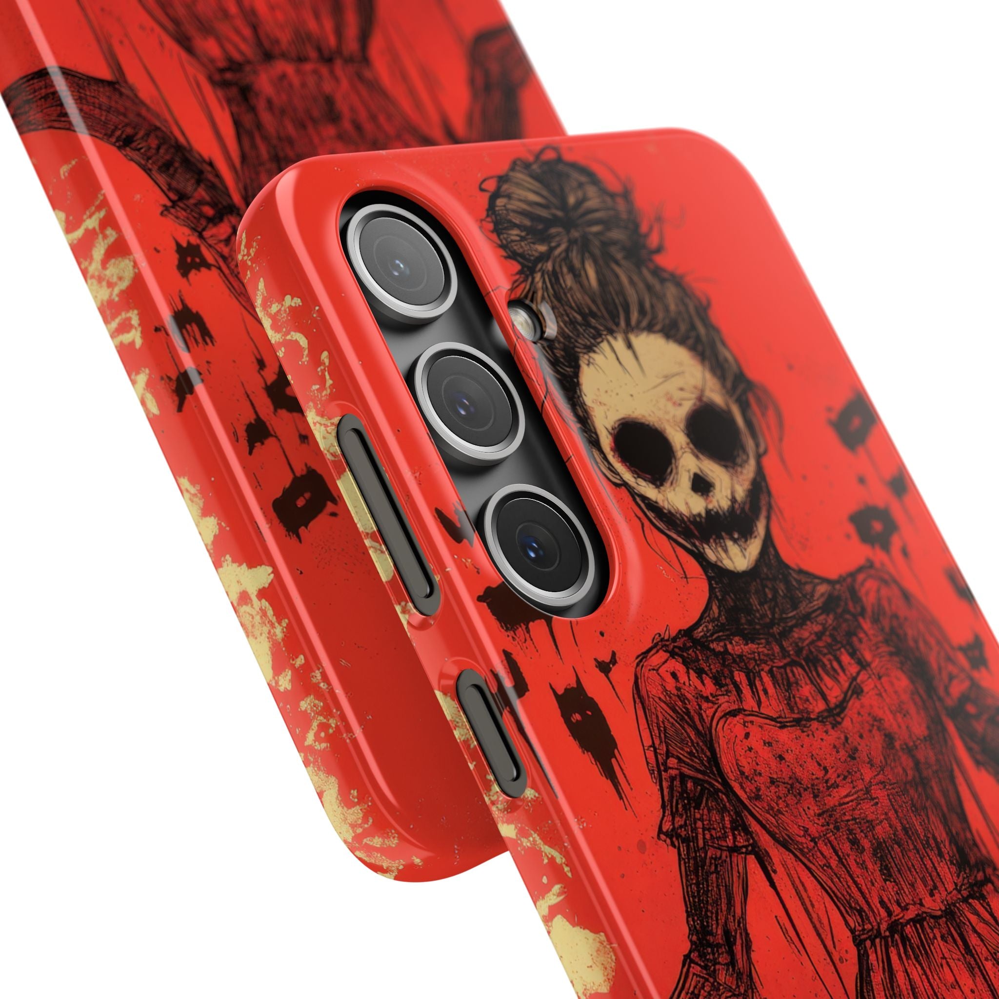 Haunting Scarlet Descent Samsung S24 - Slim Phone Case