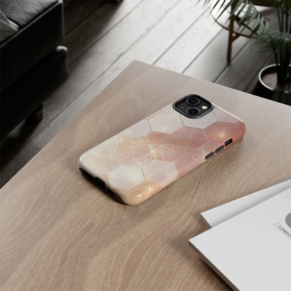 Hexagons Reflect Light - iPhone Case
