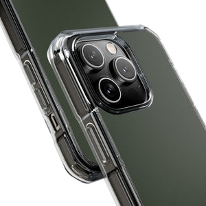 Kombu Green | Handyhülle für iPhone (Clear Impact Case – magnetisch) 