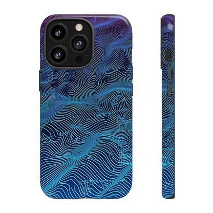 AI Interface: Tech Gradient - Protective Phone Case