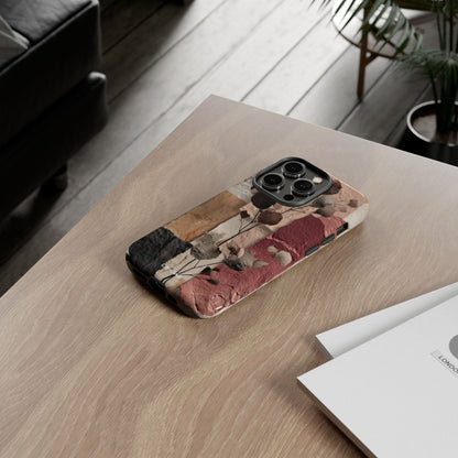 Dried Leaves Gather - iPhone Case