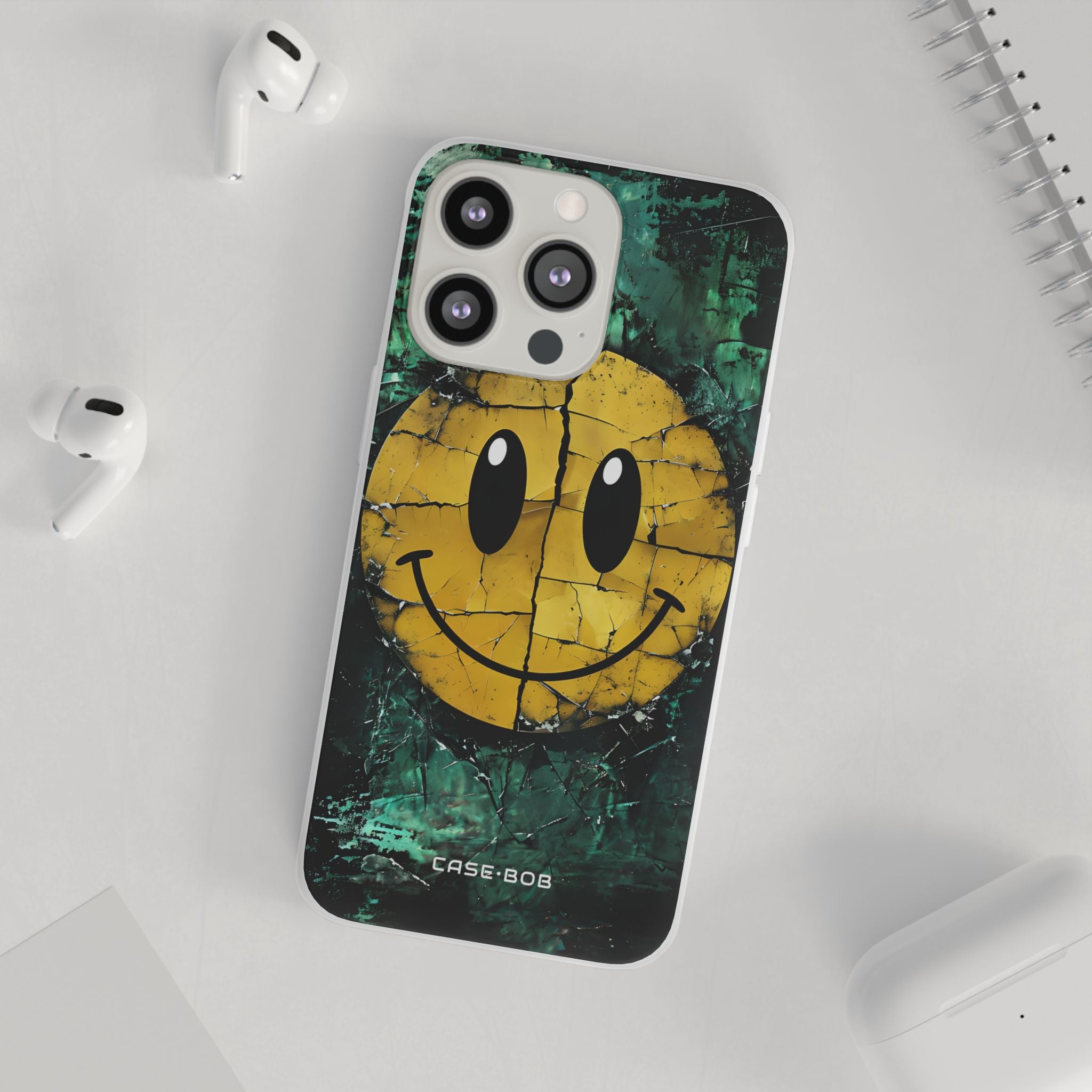 Cracked Smiley iPhone 13 Pro - Soft Case
