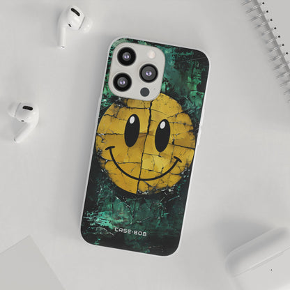 Cracked Smiley iPhone 13 Pro - Soft Case