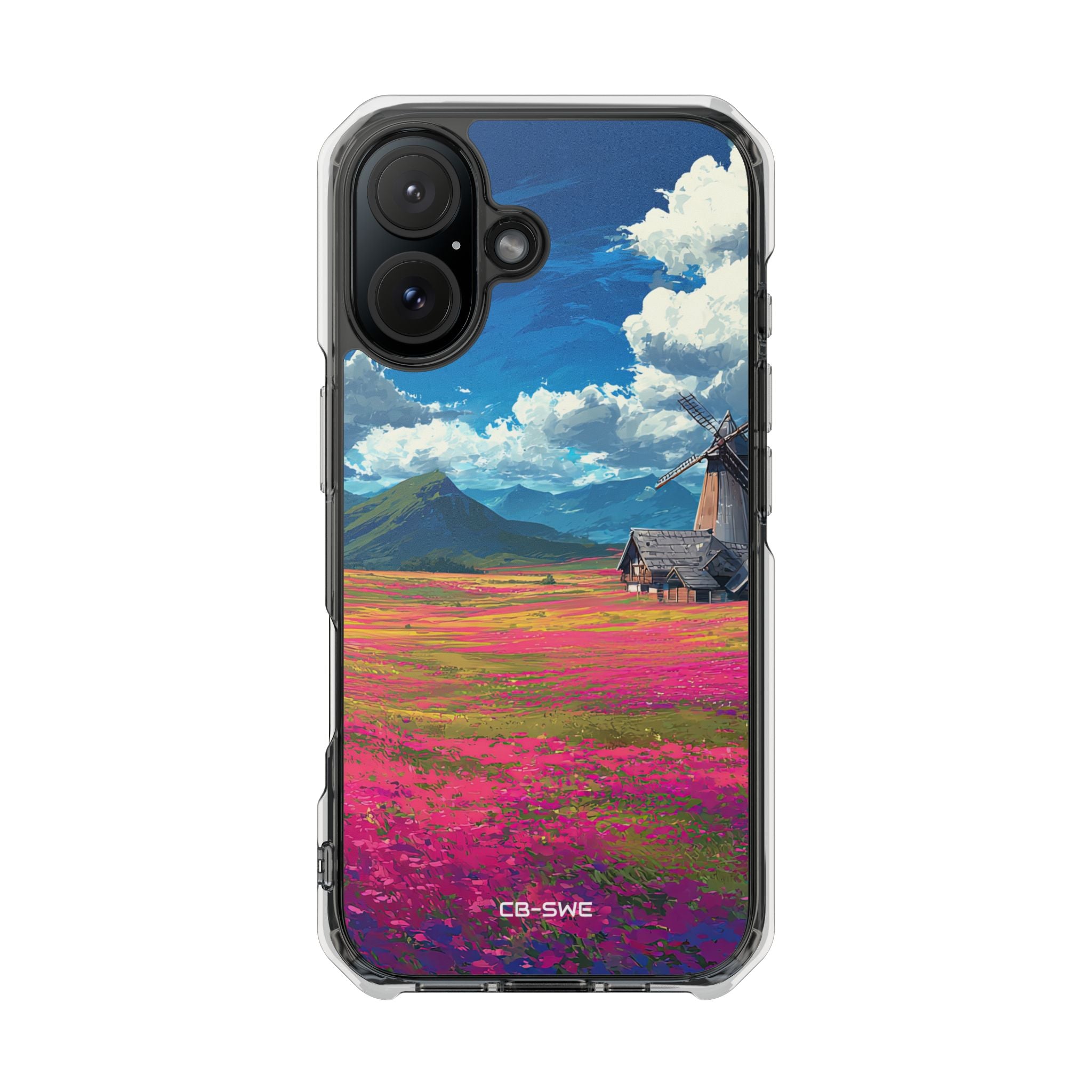 Impressionistic Summer Windmill iPhone Case - Impact