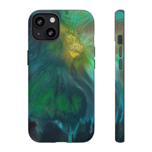 Beryll Green Ink Art iPhone Case (Protective) iPhone 13 Matte Phone Case