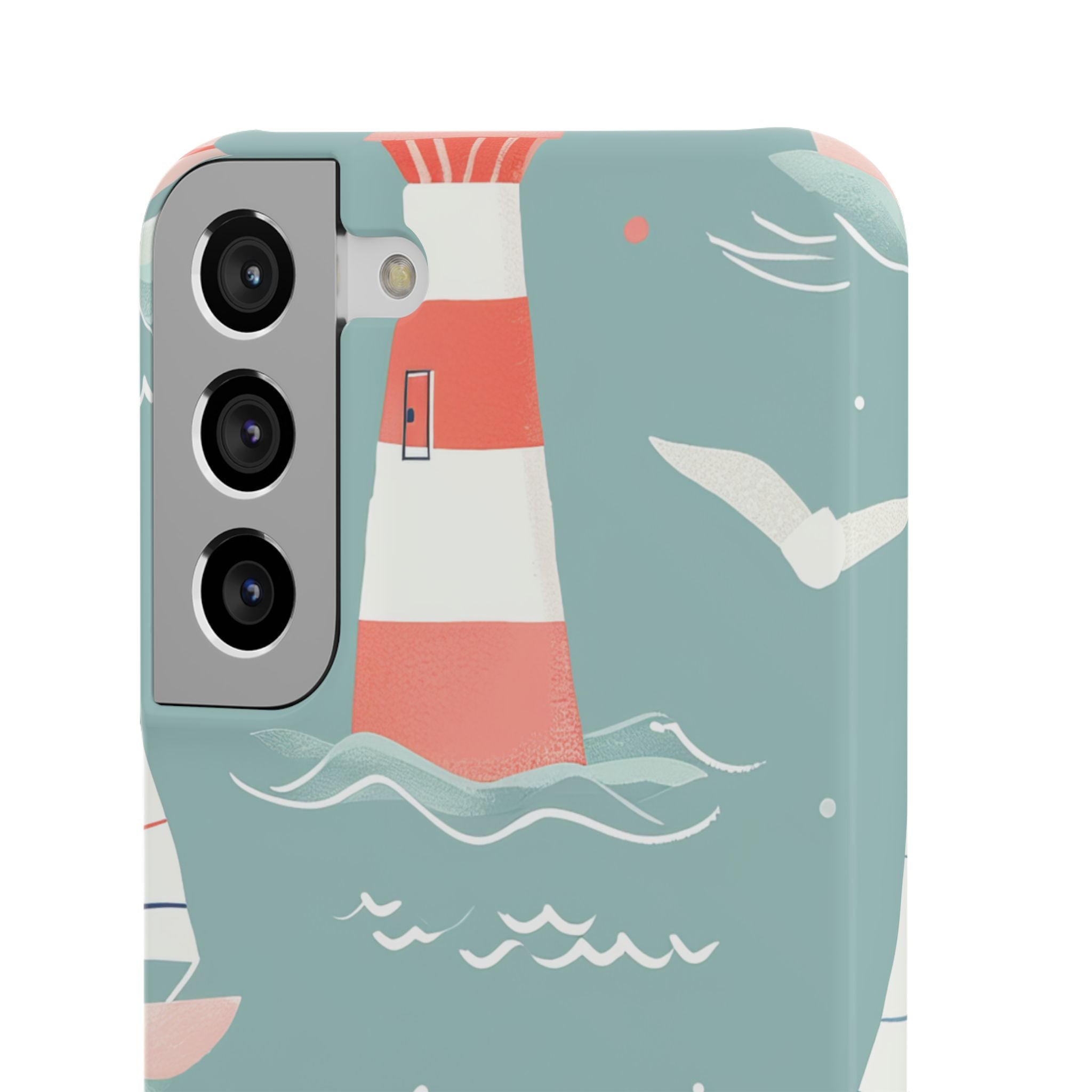 Lighthouse Nautical Charm - Slim Samsung S22 Phone Case