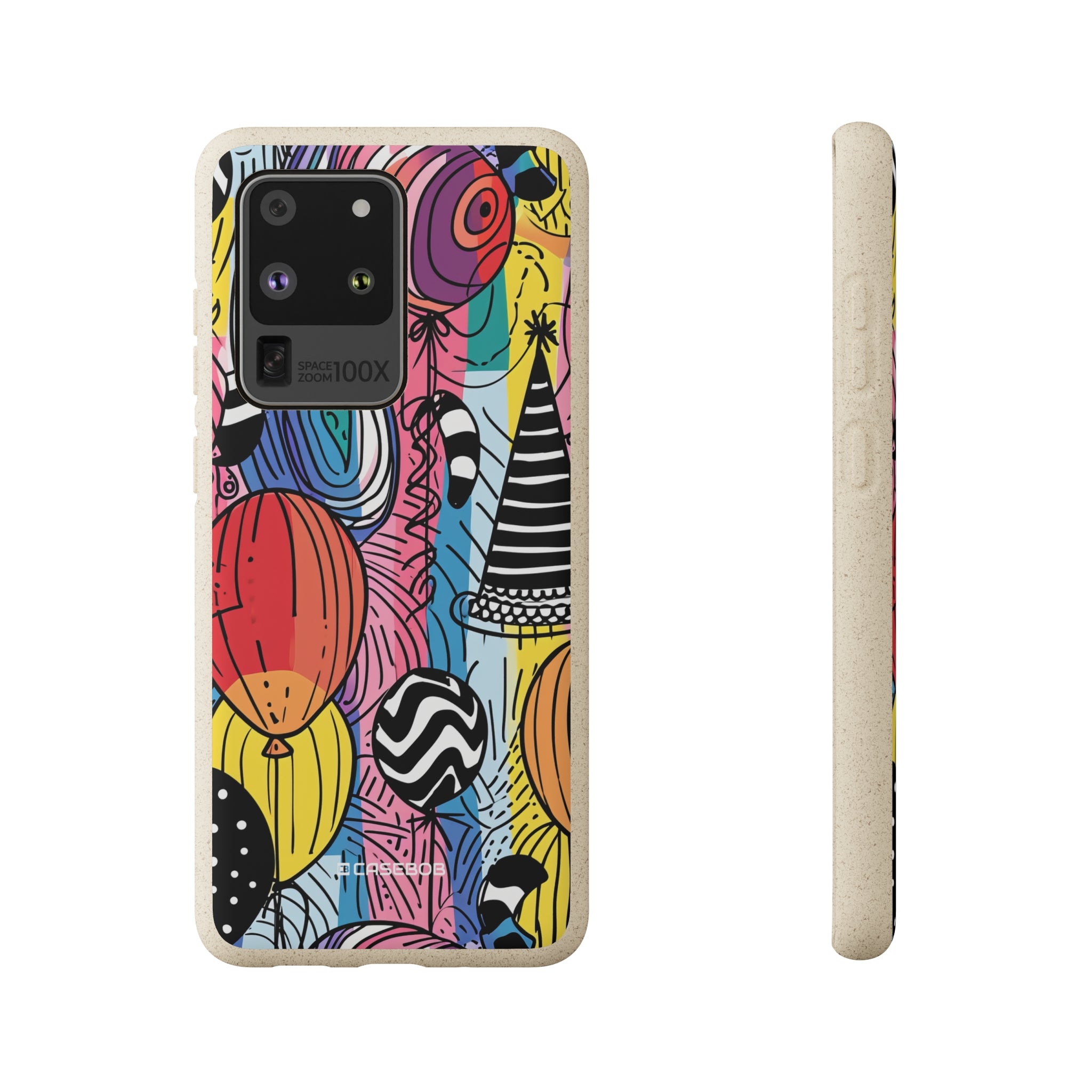 Vibrant Party Whimsy | Biodegradable Phone Case