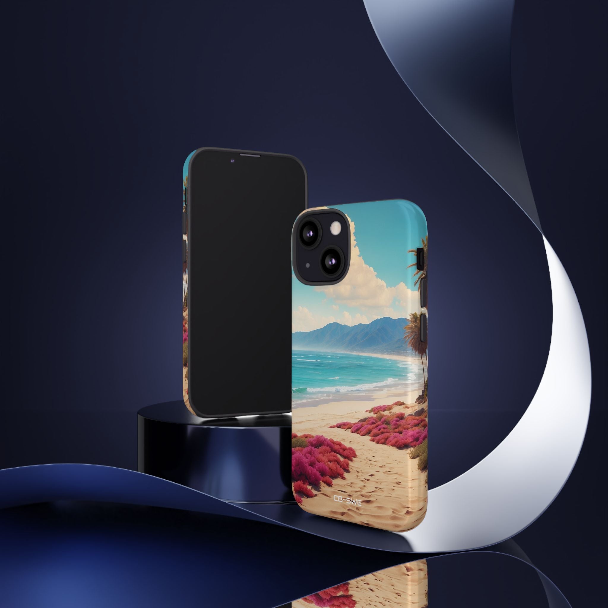 Footprints Trace Sand - iPhone Case