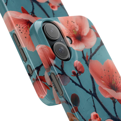 Floral Harmony Burst iPhone 16 - Slim Phone Case