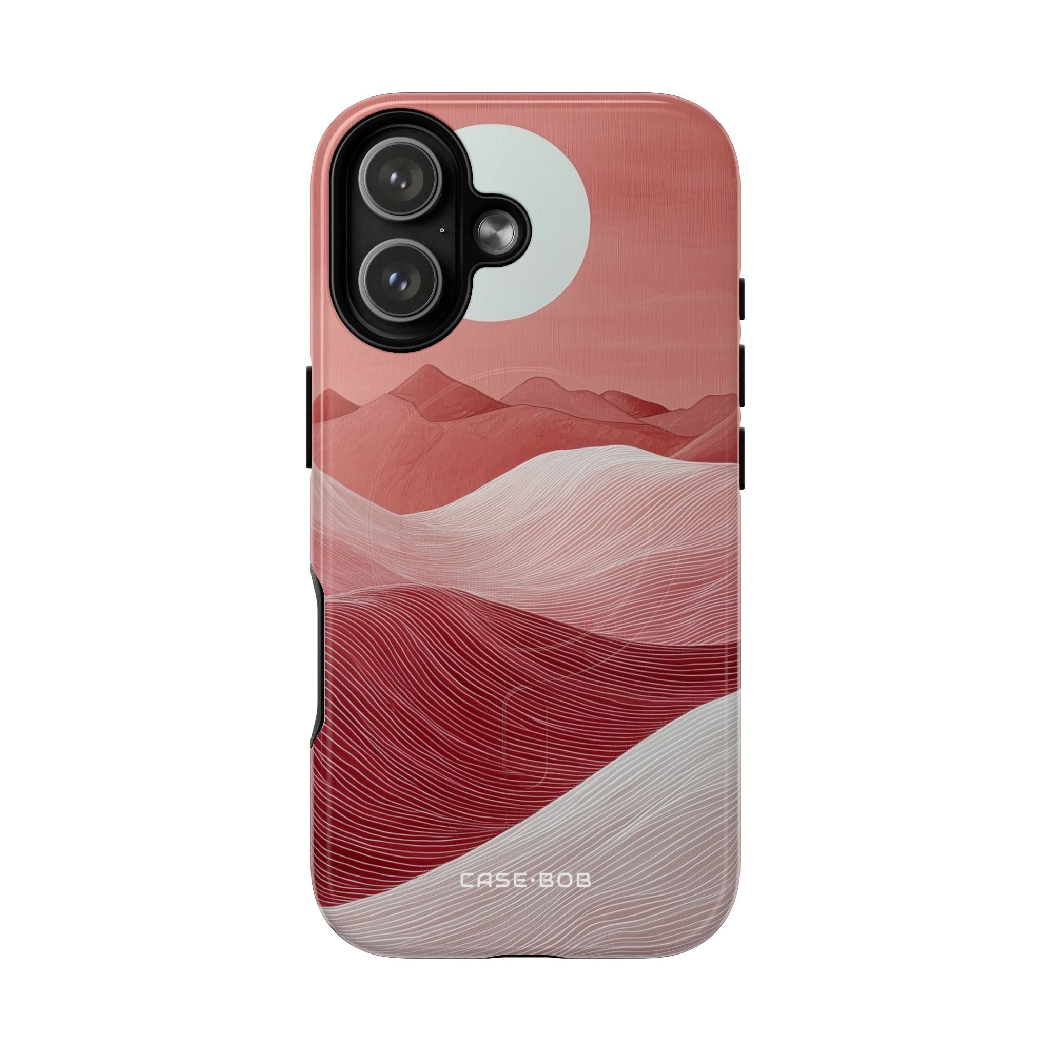White Orb Dunes iPhone 17 Case - Tough+