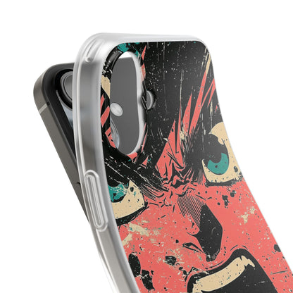 Screaming Face Pink iPhone 16 Plus Case - Soft