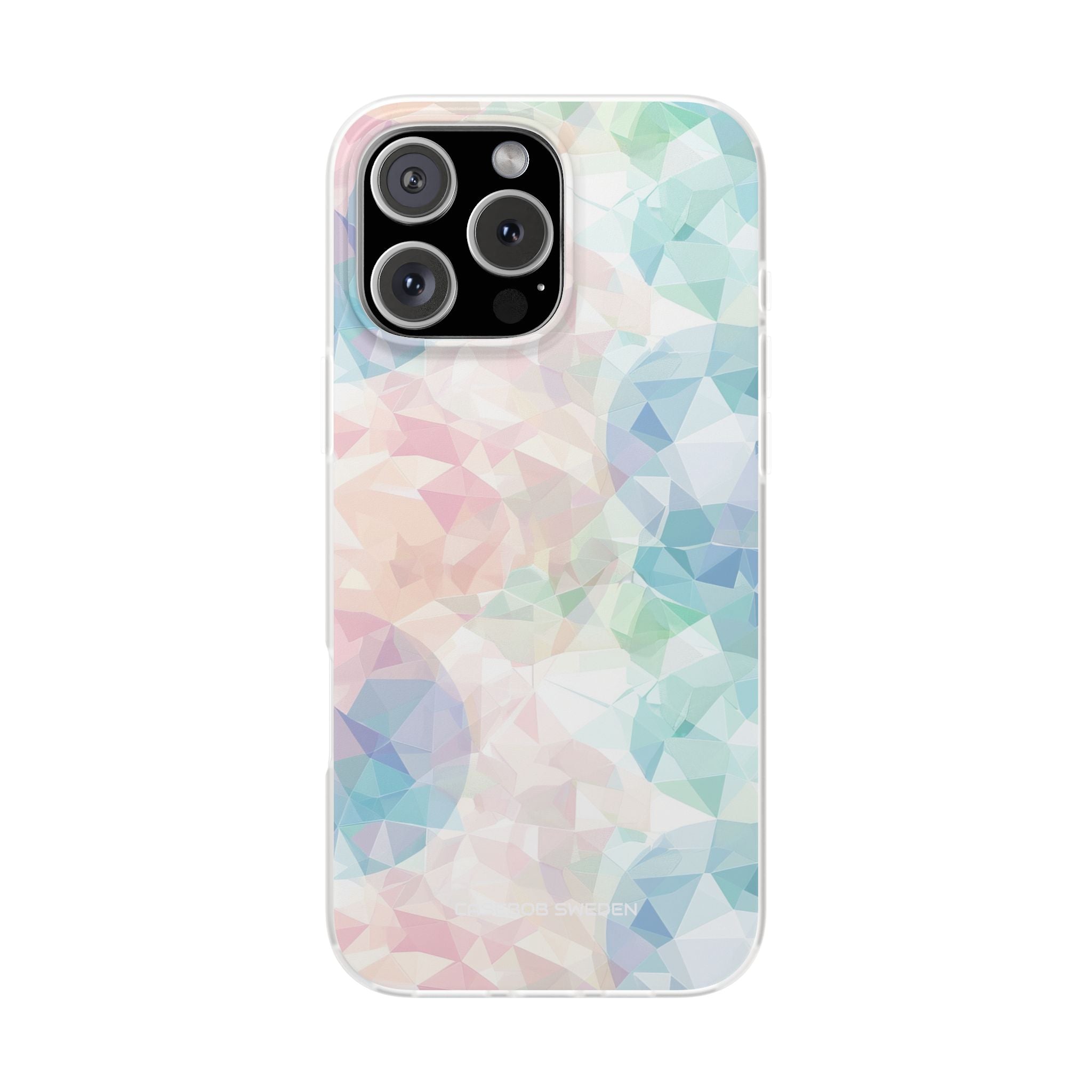 Pastel Geometry Background - Flexi iPhone 16 Phone Case