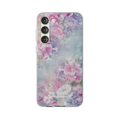 Dreamy Floral Watercolor - Flexi Samsung S23 Phone Case