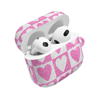 Glitter Heartgrid - AirPods Case