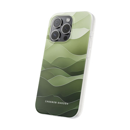 Gradient Emerald Drift iPhone 15 - Flexi Phone Case