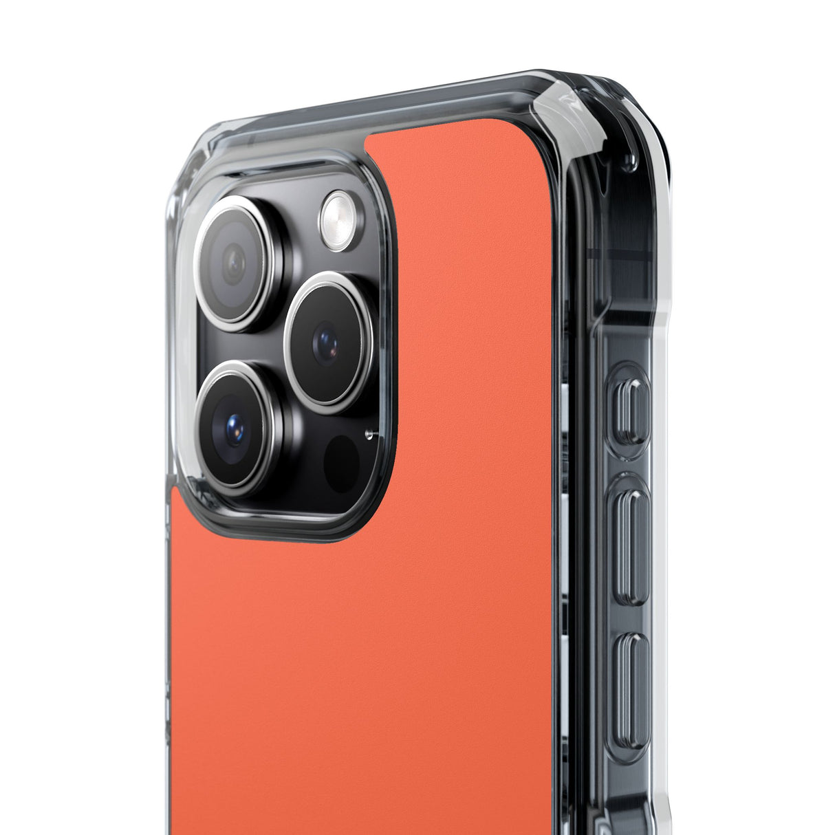 Outrageous Orange | Handyhülle für iPhone (Clear Impact Case – magnetisch) 