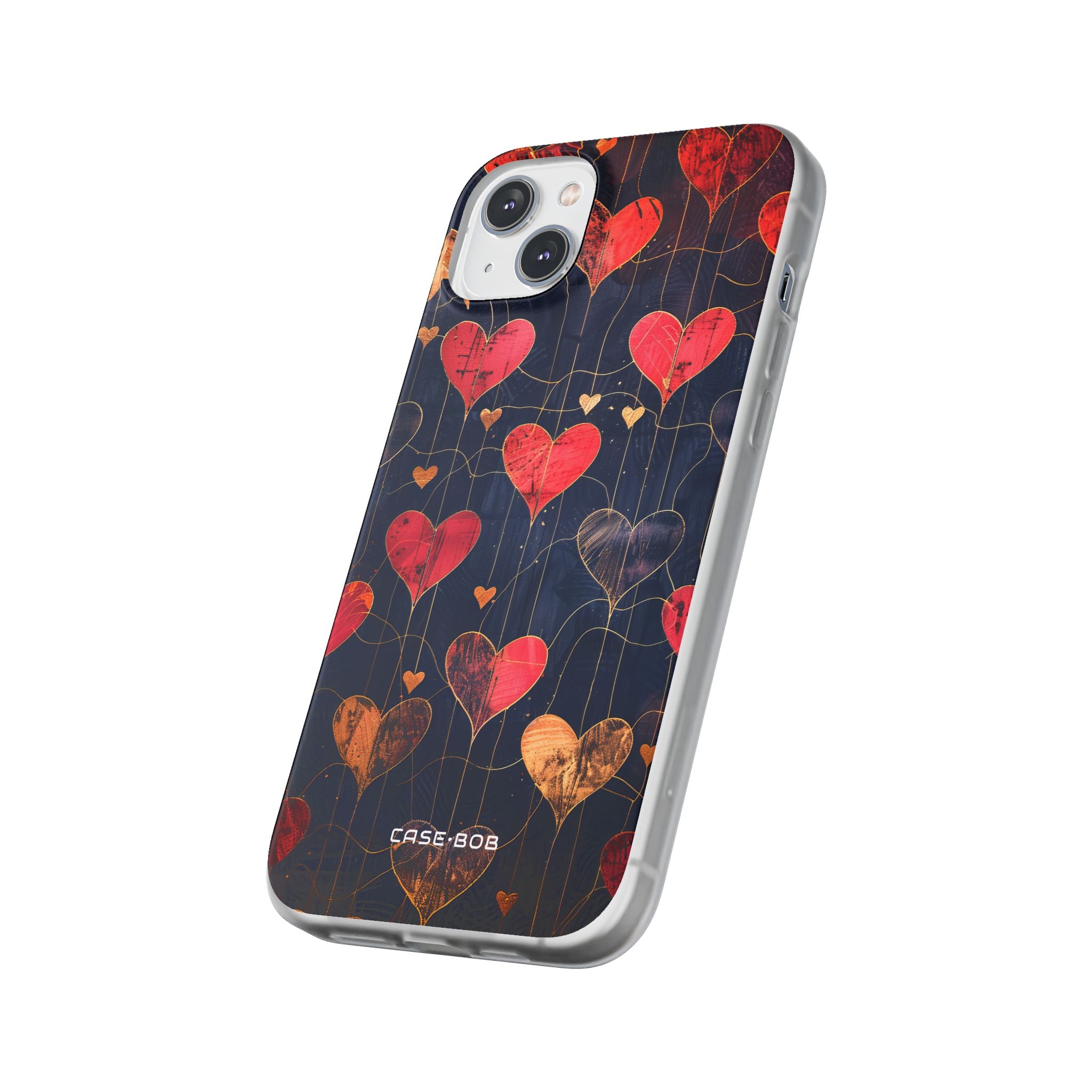 Golden Hearts Network iPhone 14 Plus Case - Soft