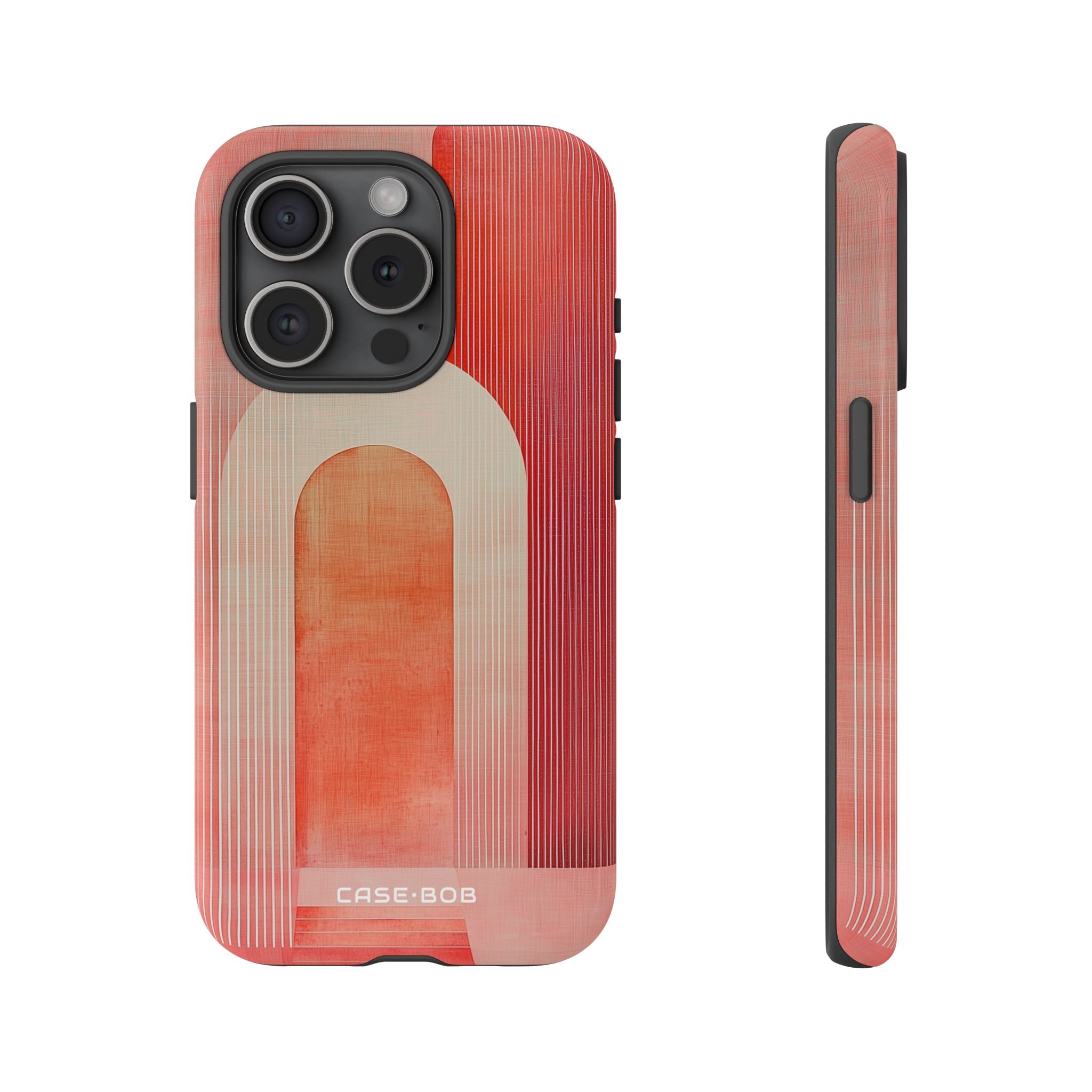 Crimson Arches iPhone 15 Pro Case - Tough