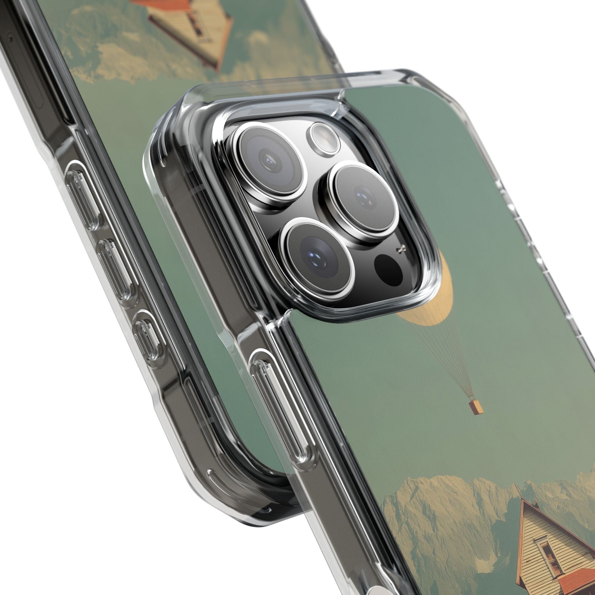 Moon Hovers Low iPhone Case - Impact