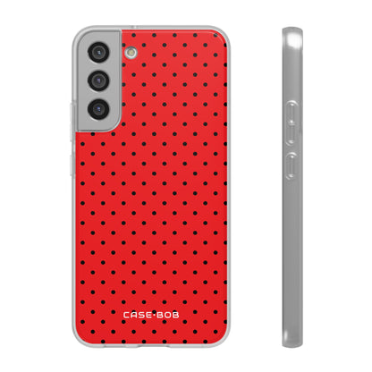 Crimson Dot Matrix Samsung S22 Plus Case - Soft