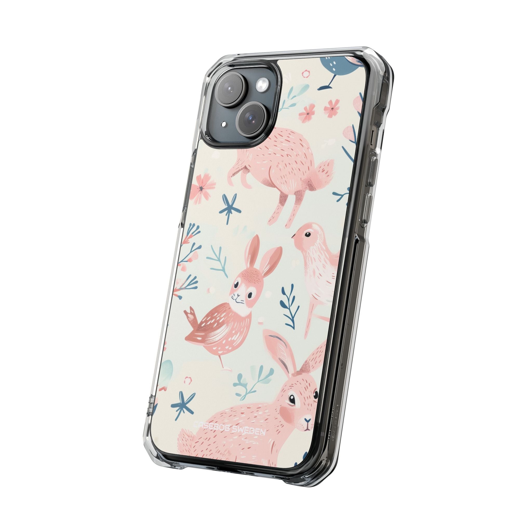 Pastel Whimsical Nature - Clear Impact iPhone 15 Phone Case